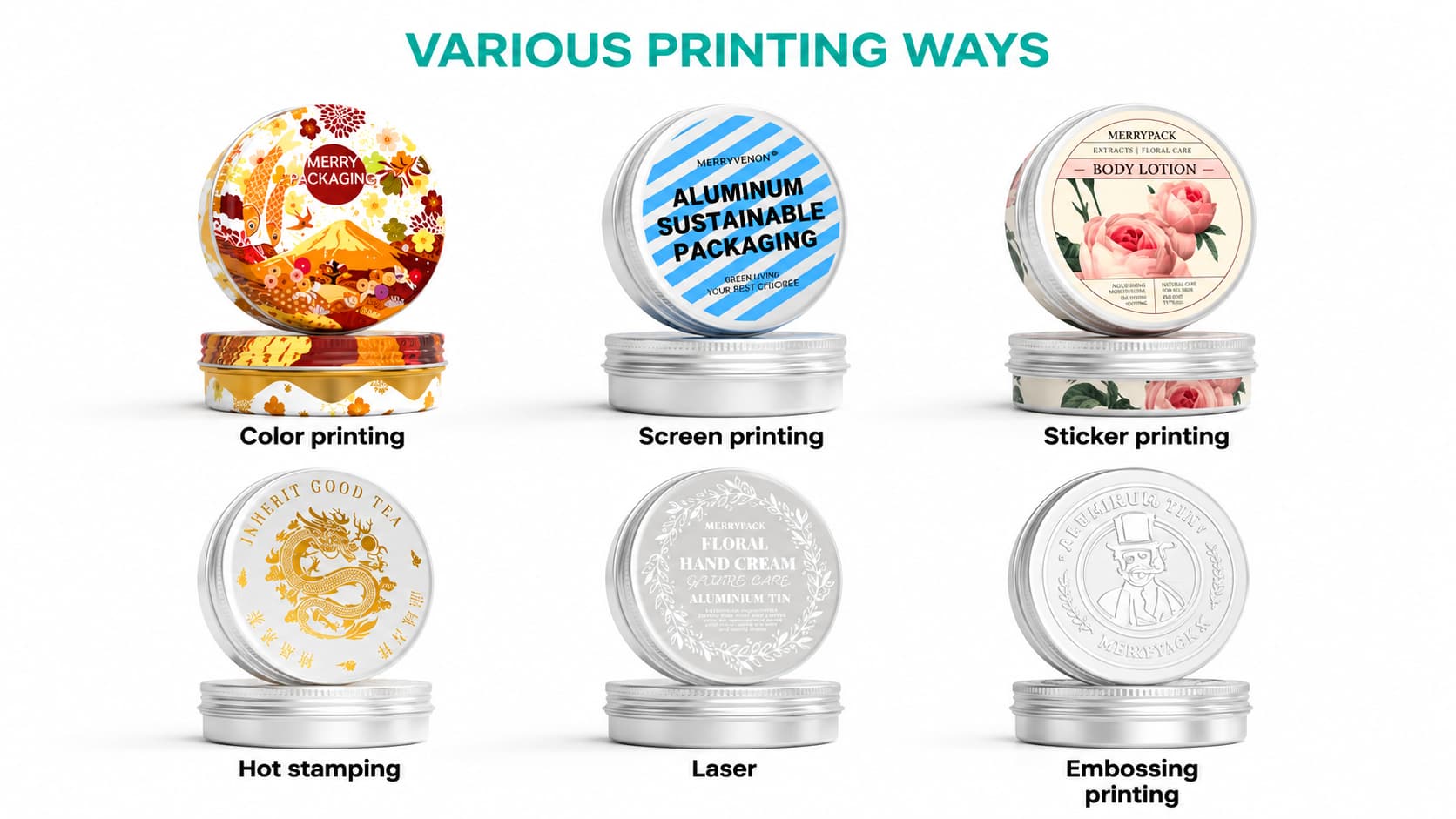 CBD gummies tin box logo
